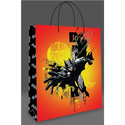 Пакет бумажный "Бэтмен оранжевый" №ВЗ1509-0293