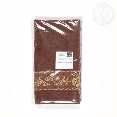Полотенце махровое Прованс коричневый Арт Дизайн