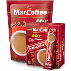 Кофе                                        Maccoffee                                        Кофе 3 в 1 MacCoffe Мах Классик 16 гр. х 20 пак. (20) ЖЦ