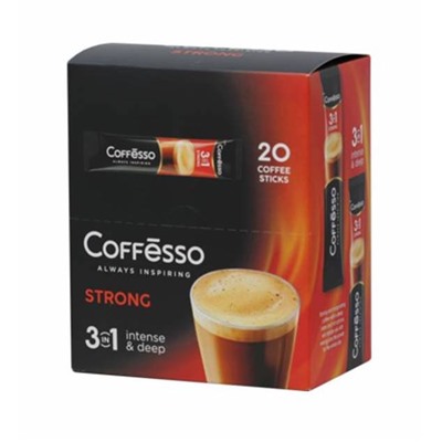 Кофе                                        Coffesso                                        3 в 1 "Strong" раств. 20*15 гр. (10) 102146