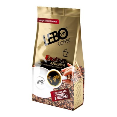 Кофе                                        Lebo                                        Extra 200 гр. молотый д/ чашки (25)
