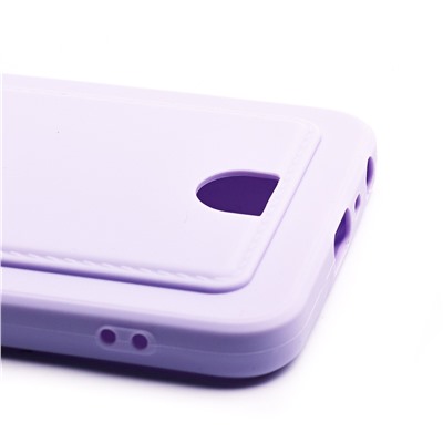 Чехол-накладка SC315 с картхолдером для "OPPO realme C35" (light violet)