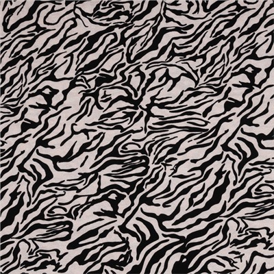 Ткань на отрез кулирка R2586-V1 Черно-коричневая абстракция