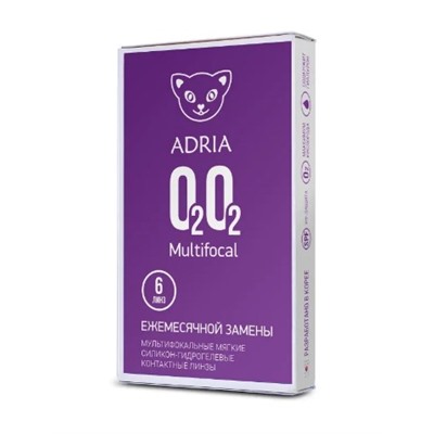 НОВИНКА! ADRIA O2O2 Multifocal (6 шт.)