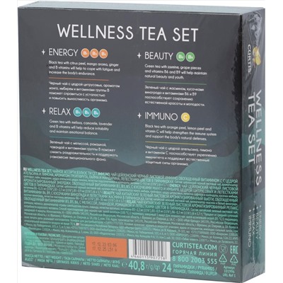 CURTIS. 8 марта. Wellness Tea Set карт.упаковка, 24 пак.