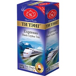 Чай                                        Титэнг                                        Экспрессо 25 пак.*2,5 гр. черный (6пч)(406138) (144)