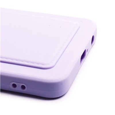 Чехол-накладка SC315 с картхолдером для "Tecno Pova 3" (light violet)