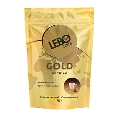 Кофе                                        Lebo                                        Gold 75 гр. субл. м/у (12)