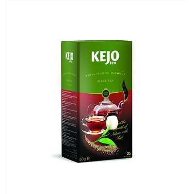 Чай                                        Kejofoods                                        KENYA FLOWERS HARMONY, 25 пак. х 2 гр. (10) черный