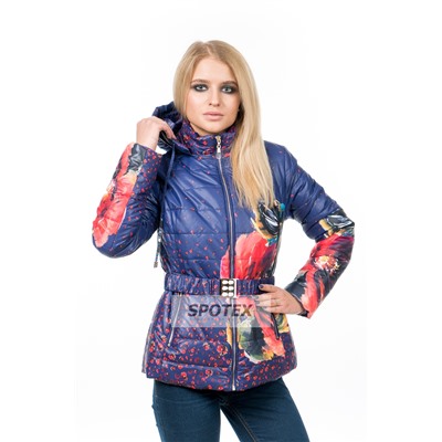 Подростковая демисезонная куртка для девочки Levin Force С-1685 фиолетовый