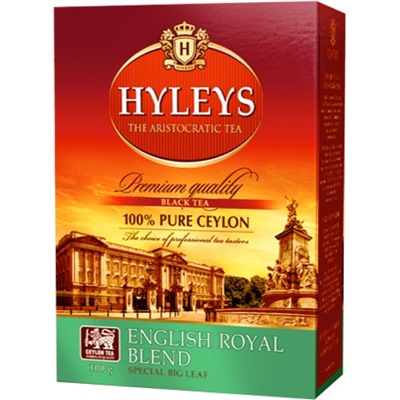 Чай                                        Hyleys                                        Английский Королевский купаж 100 гр.,черный кр.лист (20) (10544)