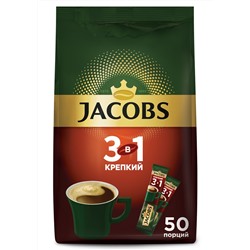 Кофе                                        Jacobs                                        3 в 1 Крепкий (50 х13,5 гр.х10 бл) м/у БИГ/42 NEW
