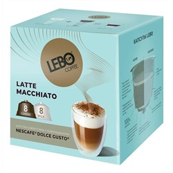 Кофе                                        Lebo                                        Набор для приготовления напитка "LEBO LATTE MACCHIATO" 16 шт*10,75 гр , картон (3)
