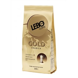 Кофе                                        Lebo                                        Gold 200 гр. молотый д/ МОККИ (25)