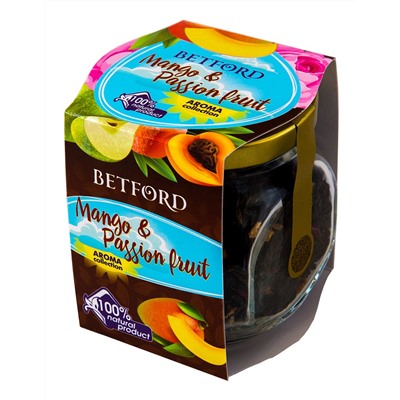 Чай                                        Betford                                        45 гр. Mango & Passionfruit (Манго маракуйя), стекло (6)