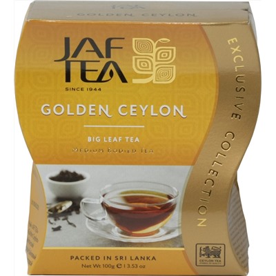 JAF TEA. Golden Ceylon 100 гр. карт.пачка
