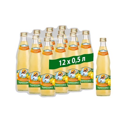 Напитки                                        Напитки из черноголовки                                        Лимонад Оригинальный 0,5 л, стекло (12)/в пал 85
