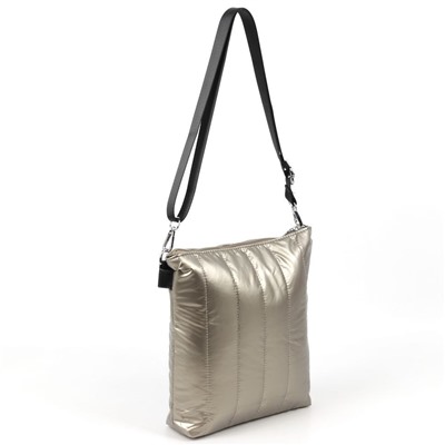 Женская дутая стеганная сумка-планшет через плечо 1293-1 Голден