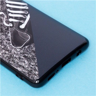 Чехол-накладка SC185 для "Samsung SM-A515 Galaxy A51" (black/purple) (001)