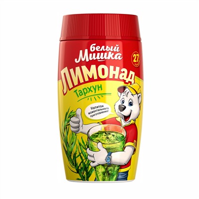 Напитки                                        Белый мишка                                        Лимонад "Тархун" 500 гр. ПЭТ (12)