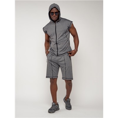 Спортивный костюм летний мужской серого цвета 2262Sr