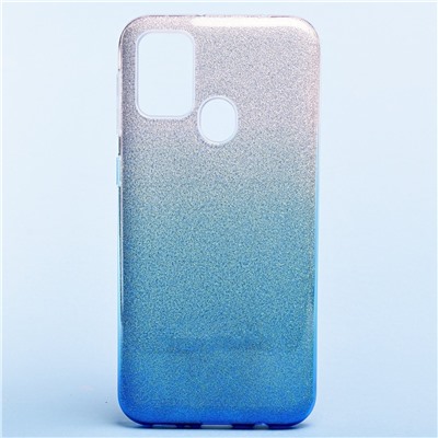 Чехол-накладка SC097 Gradient для "Samsung SM-M215 Galaxy M21/SM-M307 Galaxy M30s" (blue/silver)