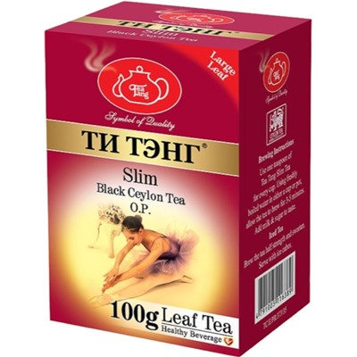 Чай                                        Титэнг                                        "Slim" для похудения черный 100 гр. (5пч)(116389) (100)