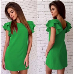 Платье крылышки зеленое СР