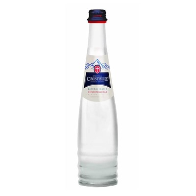 Напитки                                        Черноголовка                                        CRISTELLE Природная питьевая вода "Куртуа" негазированная 0,33 л, ст/бут. (12)