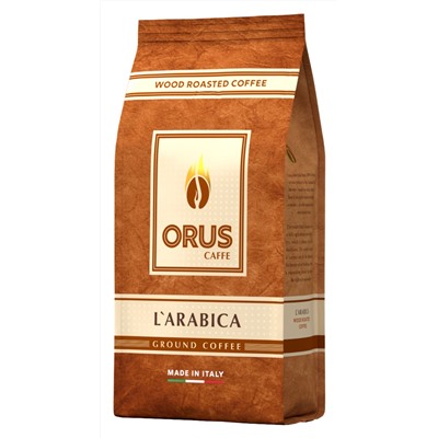 Кофе                                        Orus                                        LARABICA CAFFE 220 гр. молотый, м/у (12)