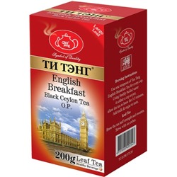 Чай                                        Титэнг                                        Английский завтрак 200 гр. черный (5пч)(404547) (50)