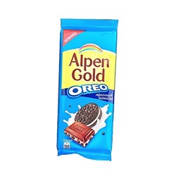 Кондитерские изделия                                        Alpen gold                                        Шоколад Альпен Голд Орео , 90 гр. (19)