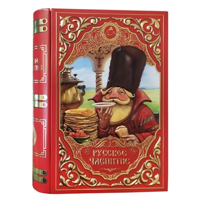 Чай                                        Избранное из моря чая                                        Книга "Русское чайпитие" 75 гр. ОРА цейлон., ж/б красная (32) (1563)