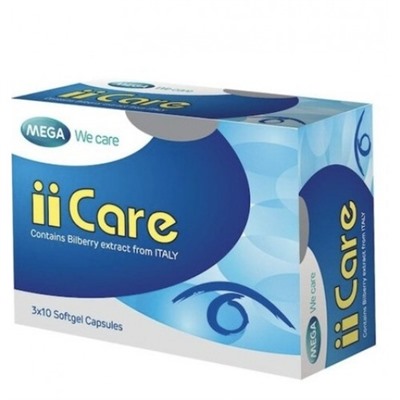 Препарат для улучшения зрения и здоровья глаз Care II Mega 30 шт
