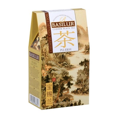 Чай                                        Basilur                                        "Китайский чай" ПуЭр 100 гр., картон (12) (71701)