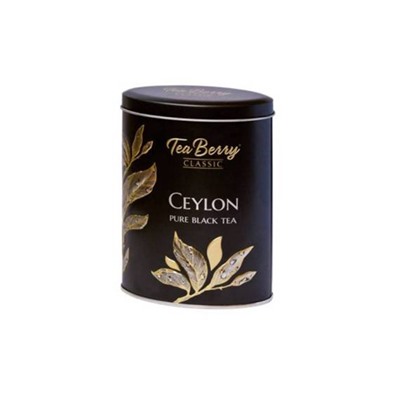 Чай                                        Teaberry                                        "Цейлон" черный 125 гр. ж/б (6)