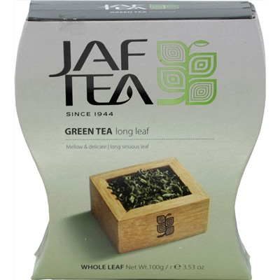 JAF TEA. Зеленый. Long leaf 100 гр. карт.пачка