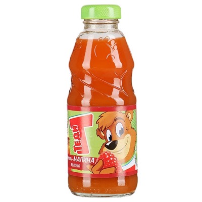 Напитки                                        Теди                                         морковь-Малина-яблоко 300 гр. сокосодержащий напиток, ст. (20)