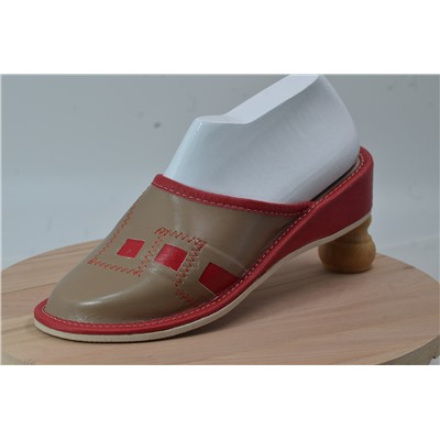 033-1-36  Обувь домашняя (Тапочки кожаные) размер 36