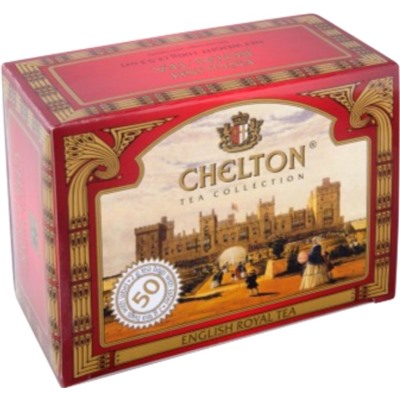 Чай                                        Chelton                                        Английский Королевский 100 пак.х 2 гр.,черный (12)