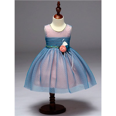 01400 Платье мод.L9061 роз.-голубой