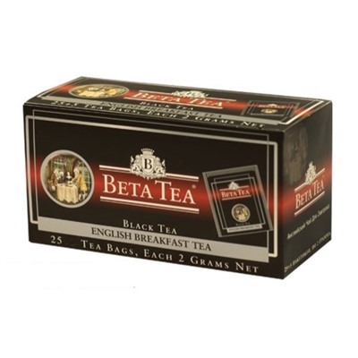 Чай                                        Beta tea                                        Английский завтрак 25 пак. черный (24)
