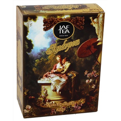 Чай                                        Jaf tea                                        Рандеву 200 гр. черный круп.лист, картон (25) (16) ЖЦ