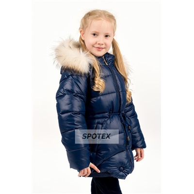 Куртка для девочки зимняя Levin Force  H-55 т. синяя