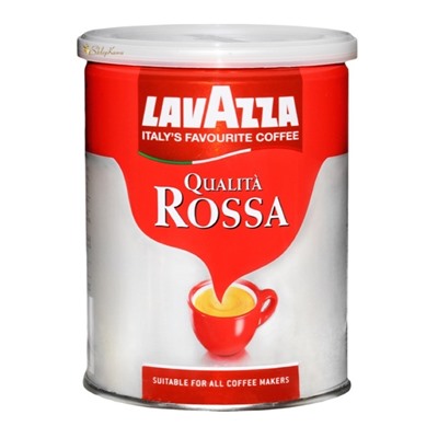 Кофе                                        Lavazza                                        * Россо 250 гр. молотый ж/б (12) 3593/90