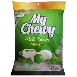 Жевательные молочные конфеты с зеленой матча My Chewy 67 гр