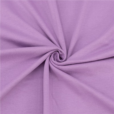 Ткань на отрез кулирка М-3057 цвет лиловый