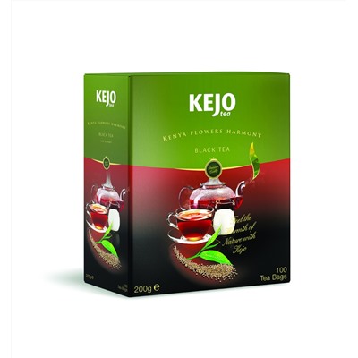Чай                                        Kejofoods                                        KENYA FLOWERS HARMONY,100 пак. х 2 гр. (9) черный
