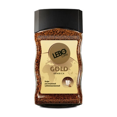 Кофе                                        Lebo                                        Gold 100 гр. субл. стекло (12)