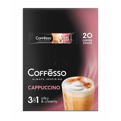 Кофе                                        Coffesso                                        3 в 1 "Cappuccino" раств. 20*15 гр. (10) 102148
